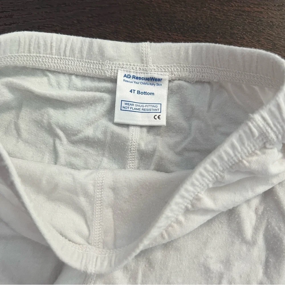 AD Rescue Wear Wet Wrap Therapy Wrap-E-Soothe Long Sleeve pajamas kids size 4T